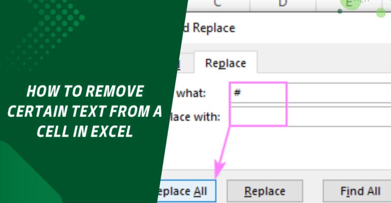 Remove Specific Text from Excel Cells Easily