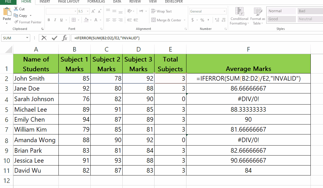 How To Remove Div 0 Errors In Excel Spreadcheaters