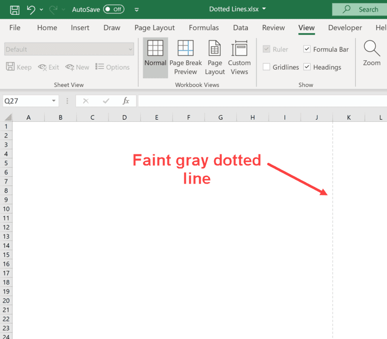 How To Remove Dotted Lines In Excel-2