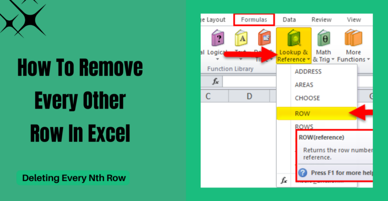 How To Remove Every Other Row In Excel Deleting Every Nth Row Earn