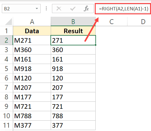 How To Remove First Character 5 Ways From A Cell String In Excel