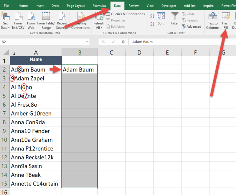 How To Remove Letters From Strings Numbers Cells In Excel