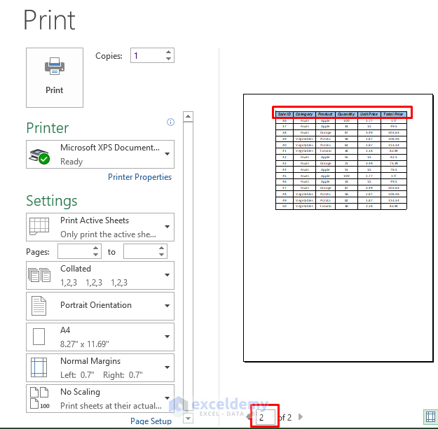 How To Remove Print Titles In Excel 3 Methods Exceldemy