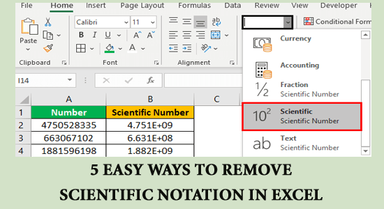 Effortlessly Remove Scientific Notation in Excel: A Quick Guide