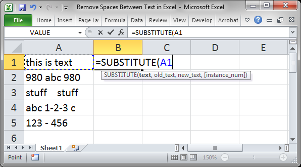 How To Remove Spaces In Excel 7 Simple Ways