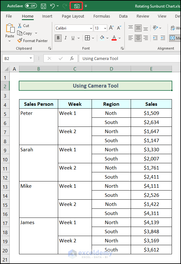 How To Rotate A Sunburst Chart In Excel 2 Methods Exceldemy