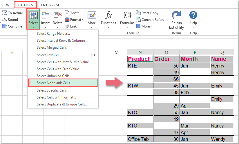 How To Select All Cells With Data In Excel