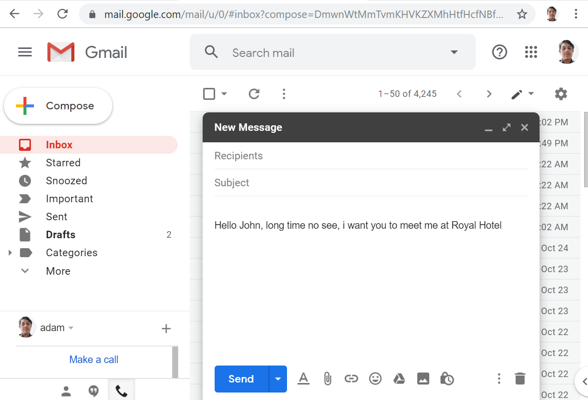 How To Send Email From Excel Using Gmail Google Docs