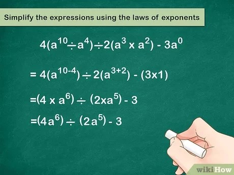 How To Solve Algebraic Problems With Exponents 8 Steps