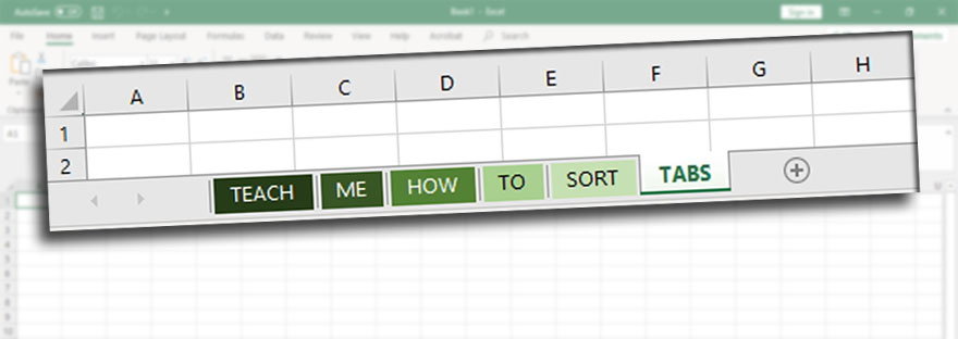 How To Sort Worksheet Tabs In Alphabetical Order In Excel How To Sort