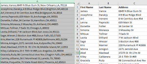 How To Split Addresses In Excel Maptive