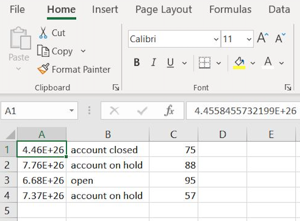 How To Stop Excel From Changing Numbers To Scientific Notation