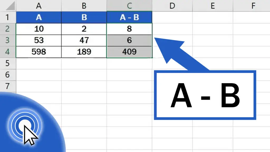 How To Subtract In Excel Basic Excel Guide