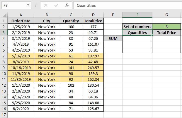 How To Sum Groups Of Every N Values In A Row In Excel