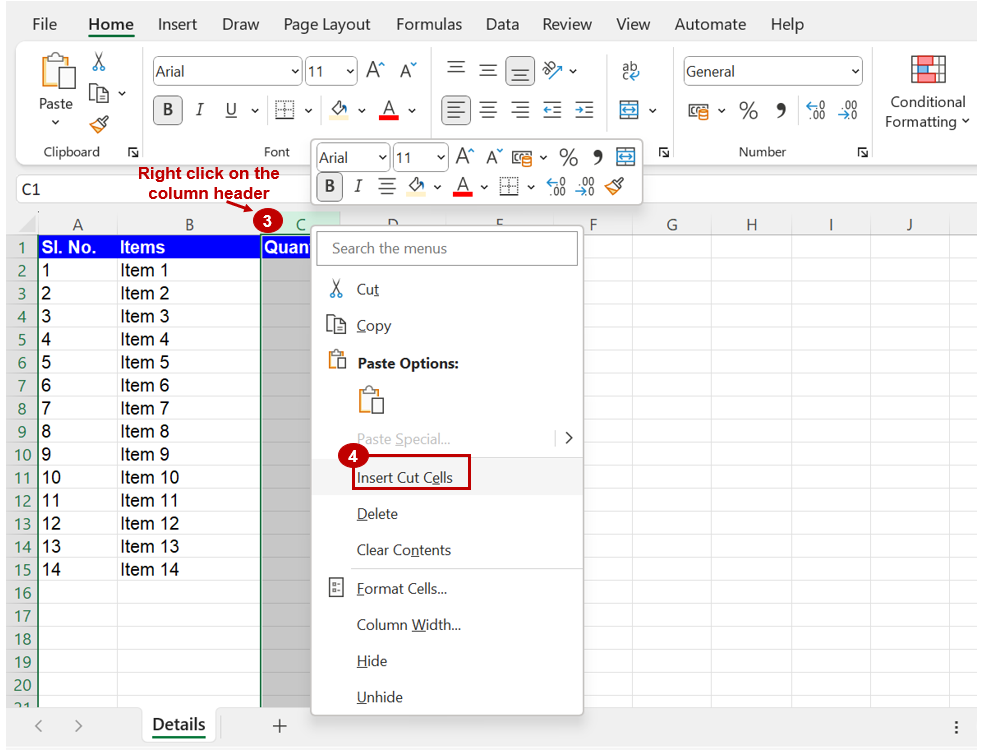 How To Swap Columns In Excel 3 Easy Methods Explained Liveflow