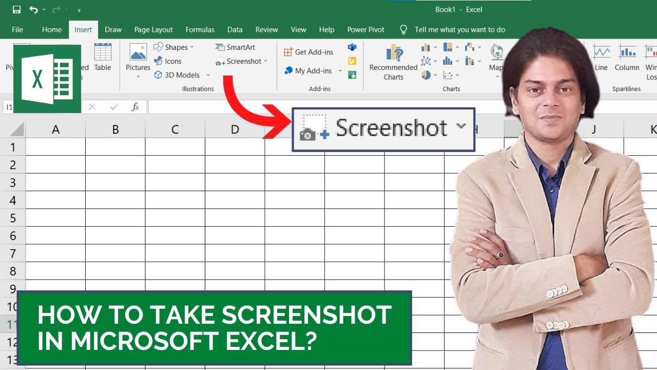 How To Take Screenshot In Microsoft Excel Youtube