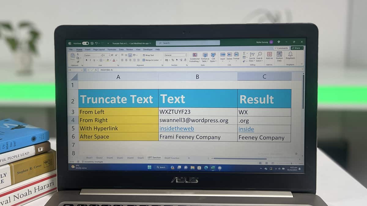 How To Truncate Text In Excel 7 Best Ways