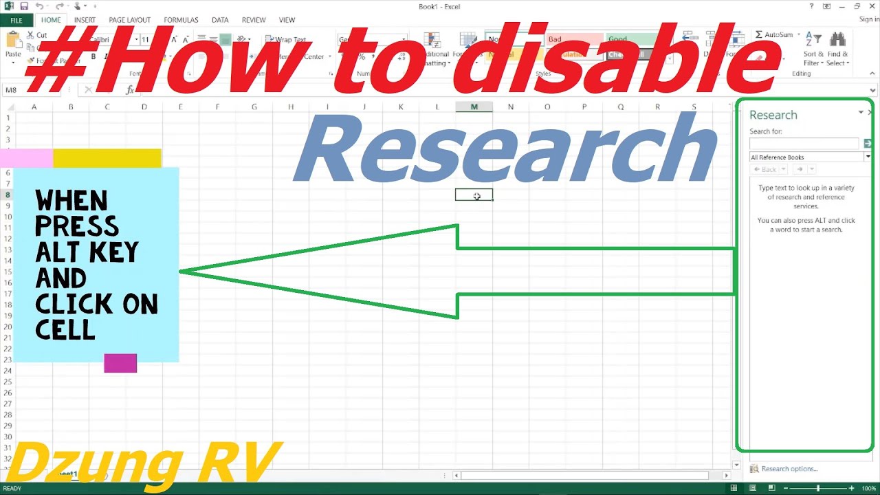 Disable Excel Research Mode Easily with These Steps