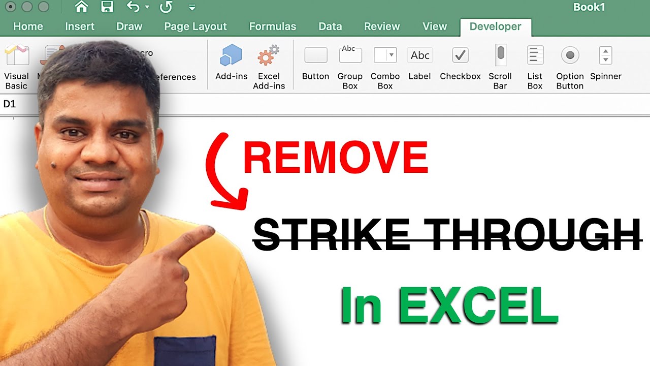 How To Undo Strikethrough In Excel