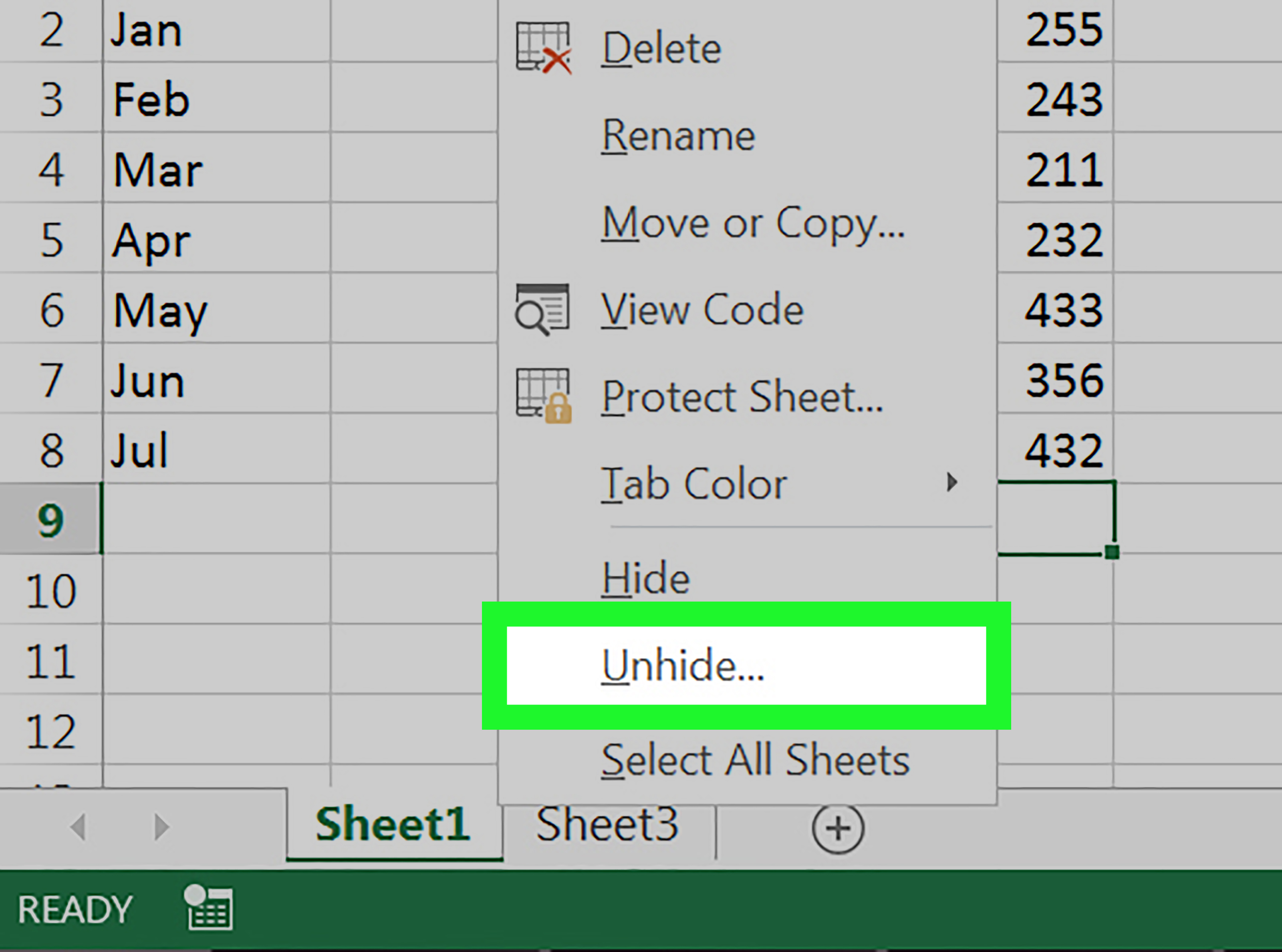 3 Simple Ways to Unhide a Chart in Excel