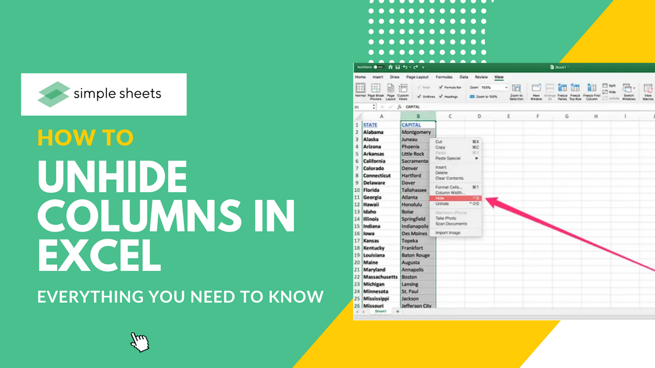 How To Unhide Columns In Excel Everything You Need To Know