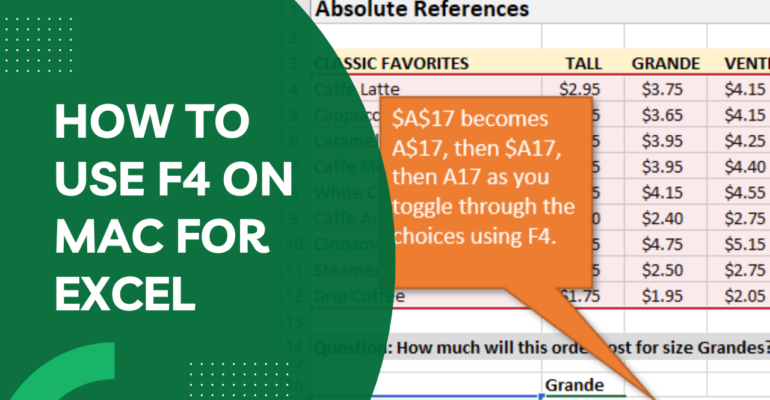 How To Use F4 On Mac For Excel