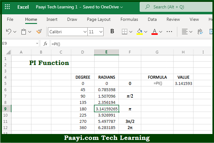 5 Ways to Harness Pi in Excel Easily