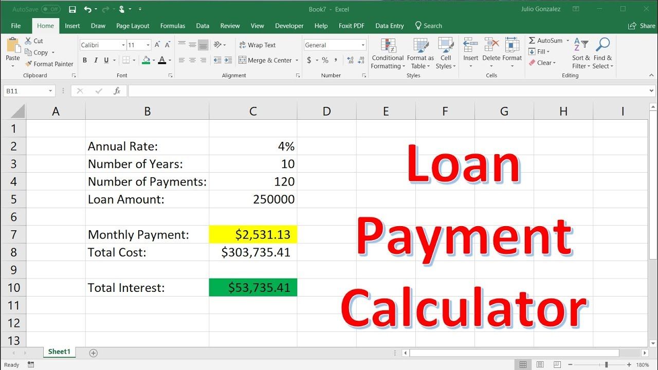 How To Use The Apr Function To Make Loan Payment Calculations In Microsoft Excel Microsoft