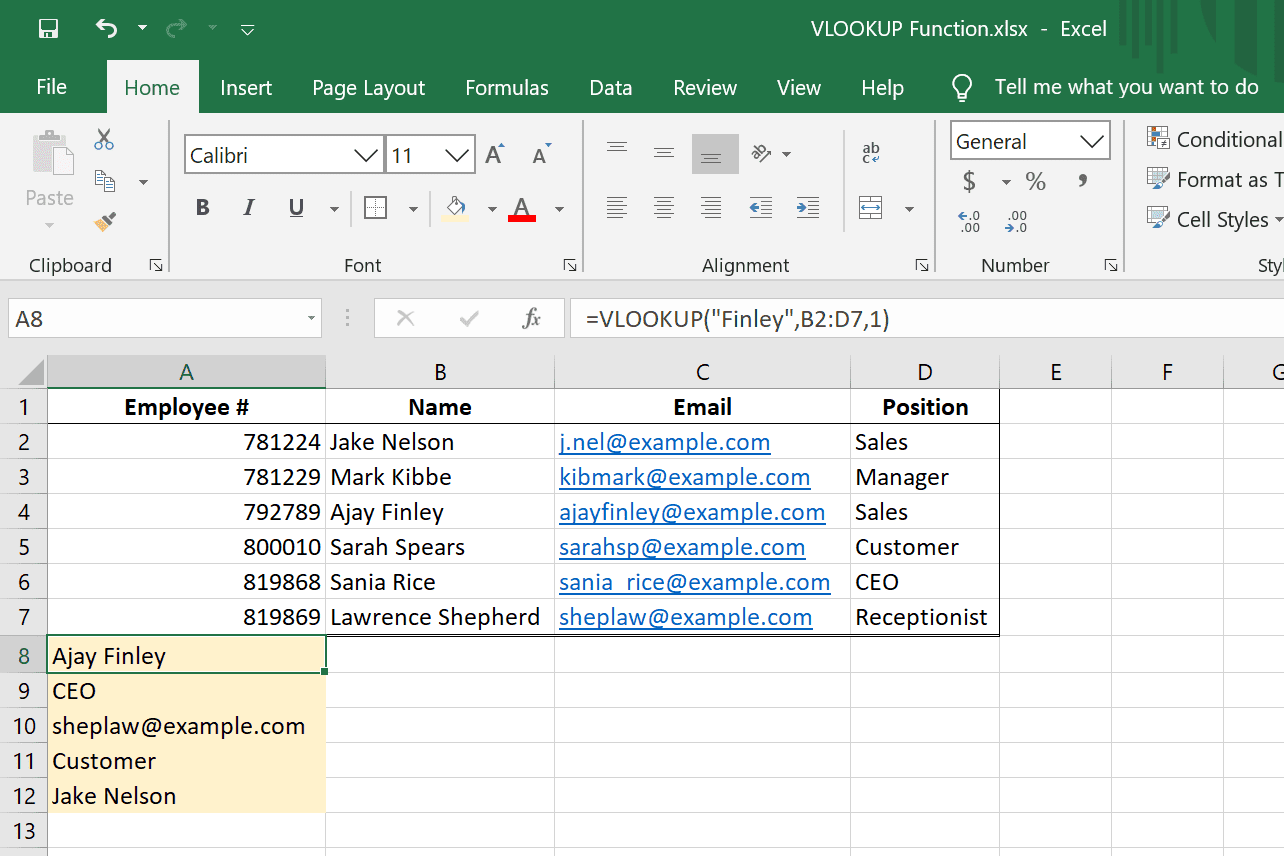 How To Use Vlookup Function To Compare Two Lists In Excel