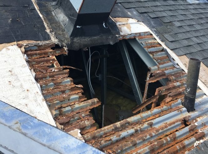 Hvac Work Cape Cod Roof