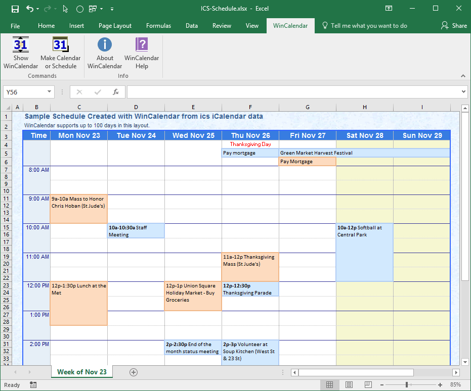 Icalendar Ics To Spreadsheet Pc Download Free Best Windows 10 Apps