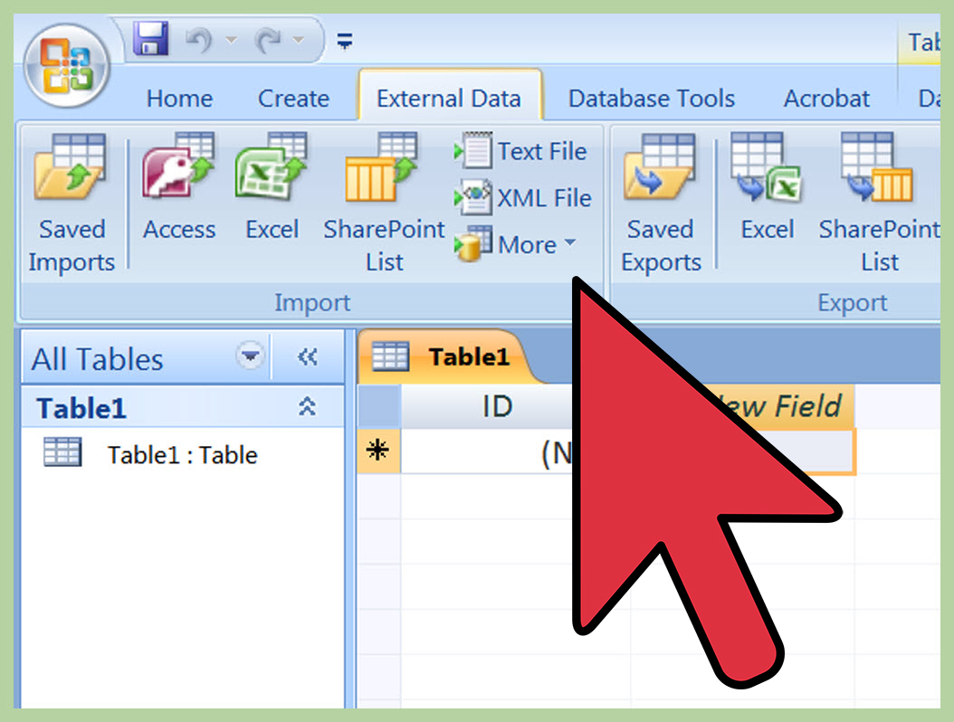 Import Access Data Into Excel Step By Step Tutorial