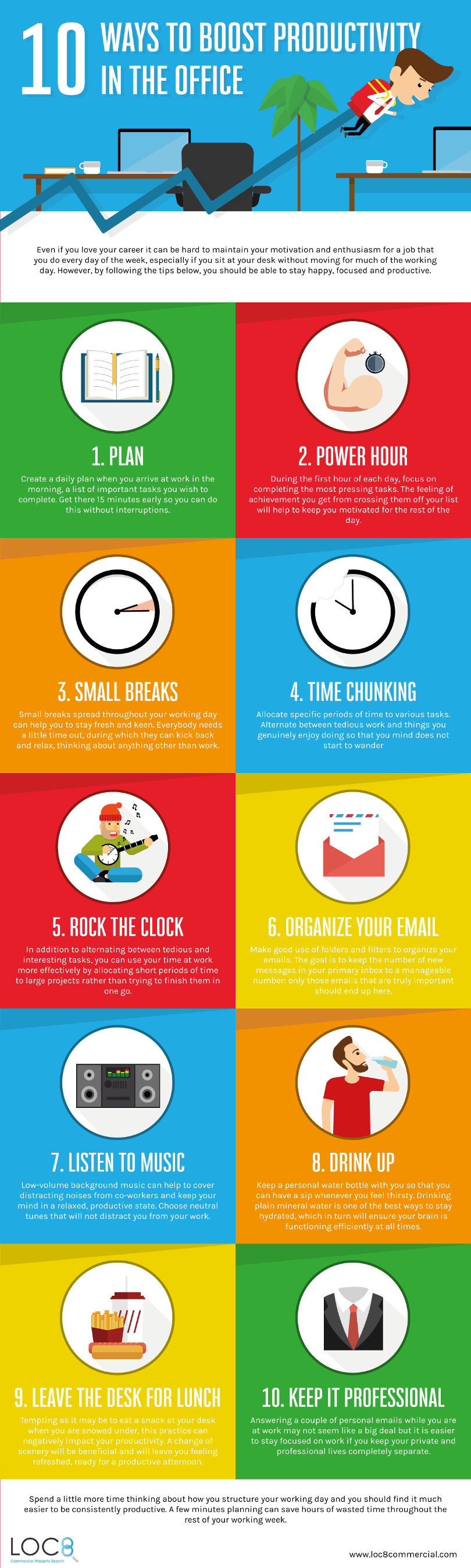 Infographic The 10 Best Ways To Boost Your Productivity In 2018