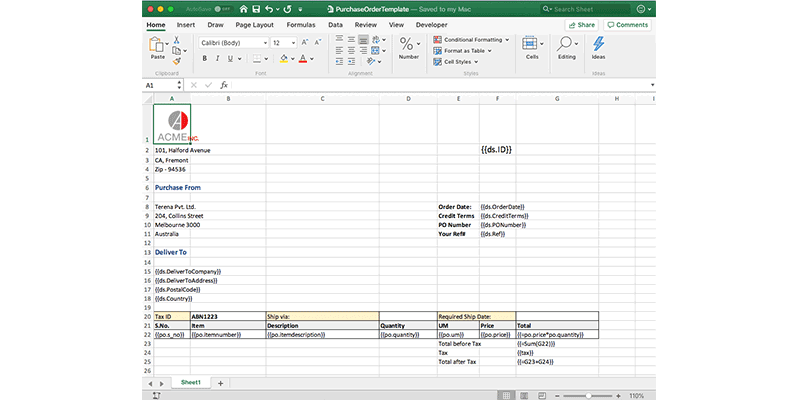 Introducing Templates To Create Excel Reports In Net And Java Gcdocuments