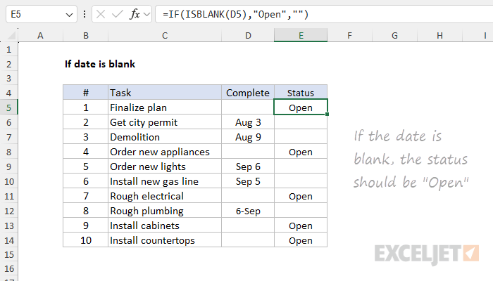 Isblank Function In Excel To Check If Cell Is Blank Ablebits Com