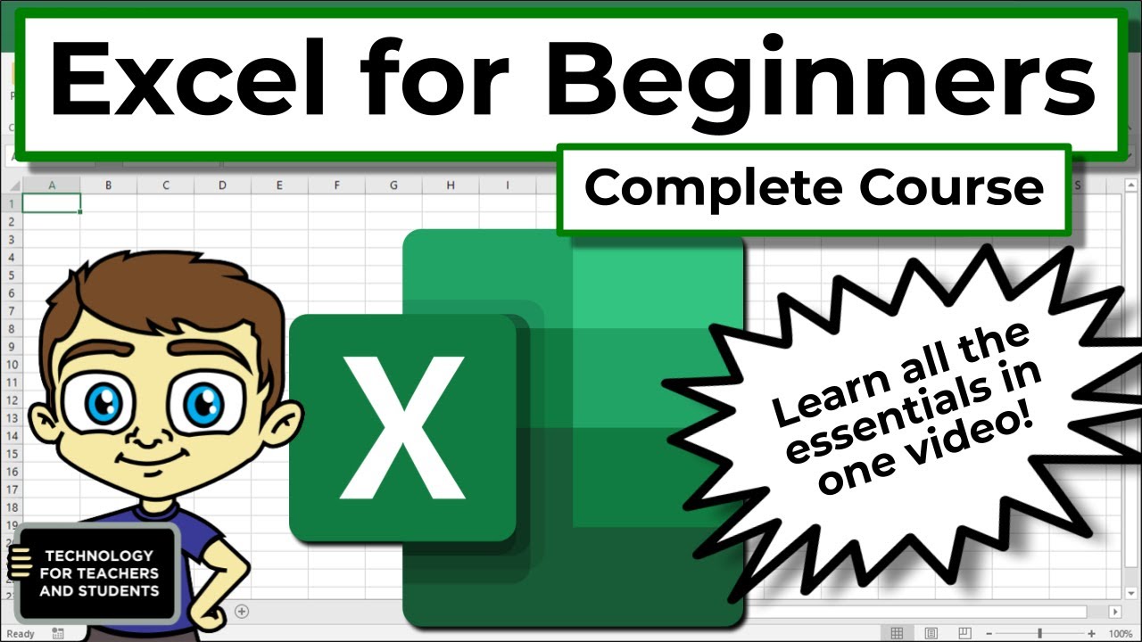 Learn Excel Beginner Course In Excel Youtube