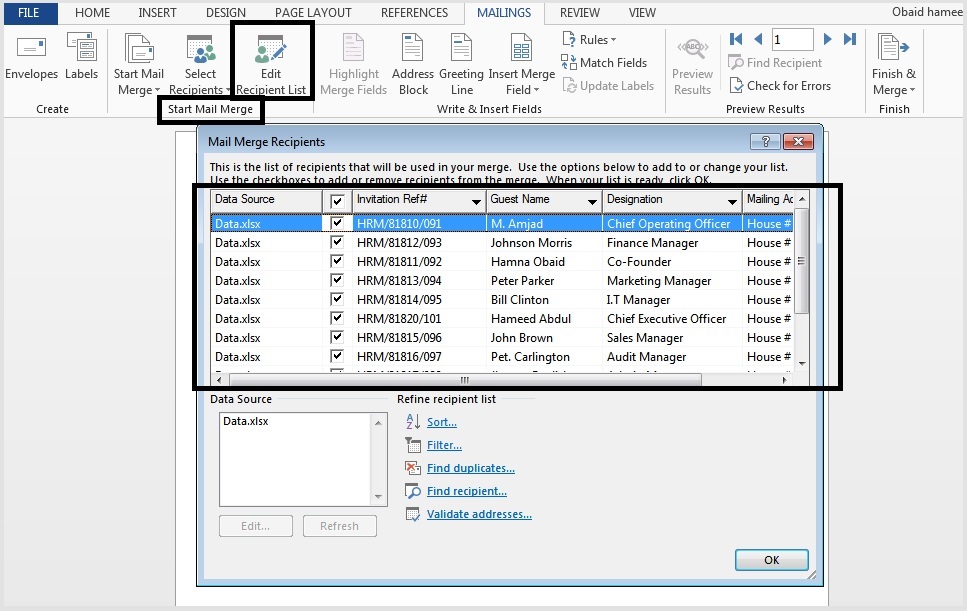 Mail Merge From Excel Outlook Freeware