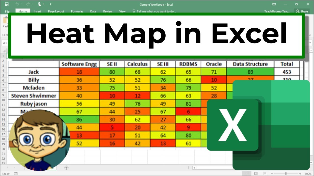 Make A Heatmap Online With Chart Studio And Excel