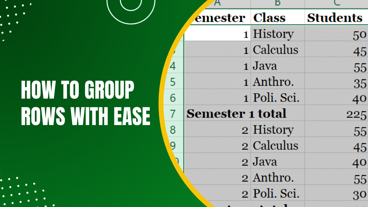 Mastering Excel How To Group Rows With Ease Earn Amp Excel