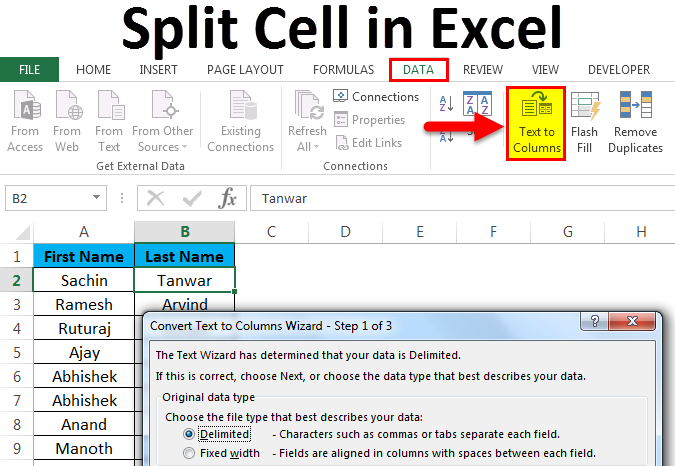 Microsoft Excel How To Split Delimited Data Into New Rows With Power