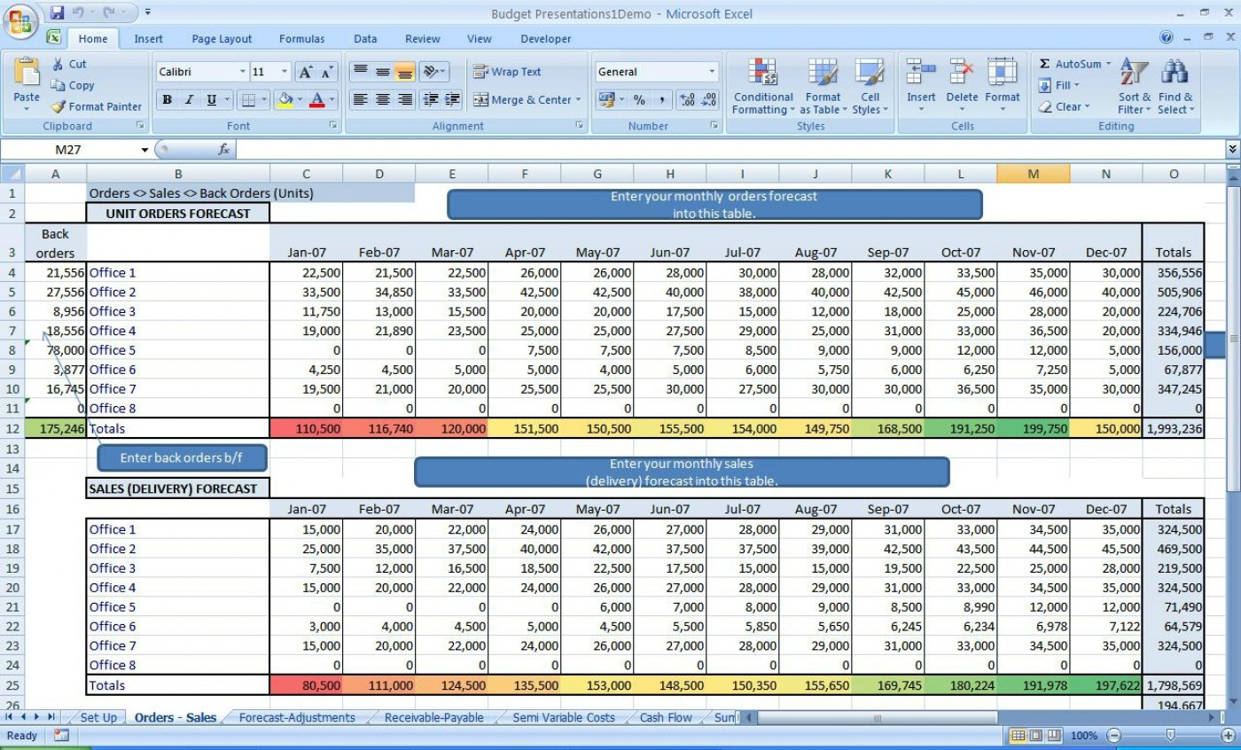 Microsoft Excel Sample Spreadsheets Excelxo Com