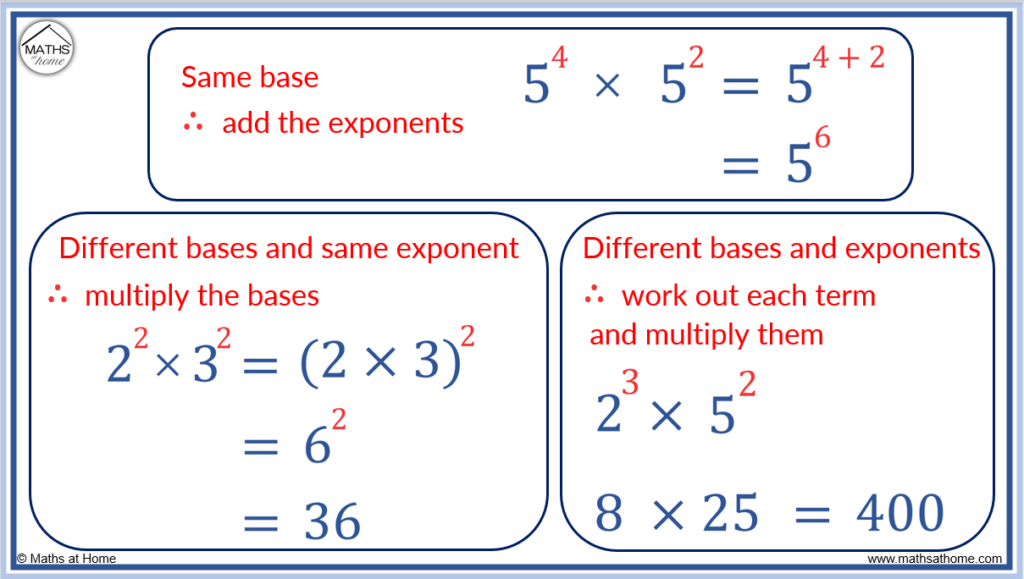 Multiplying Exponents With Different Bases And Powers Bmp Cyber