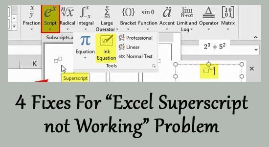 Mysteries Uncovered Excel Superscript Not Working Glitch Demystified