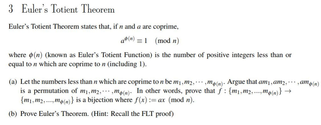 Number Theory A Formula For Euler S Totient Function Youtube