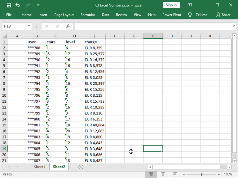 Numbers In Excel Dailyexcel Net