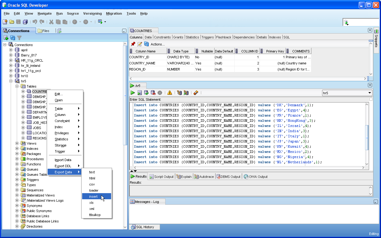 Oracle Sql Developer Export To Excel Csv 5 Easy Steps