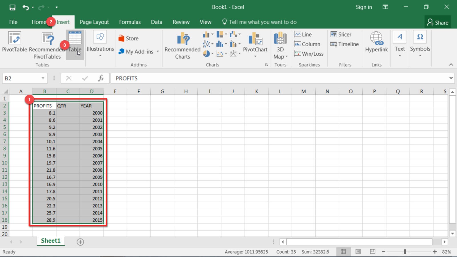 Organize Data With Excel Tables