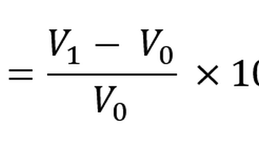 Percent Change Formula