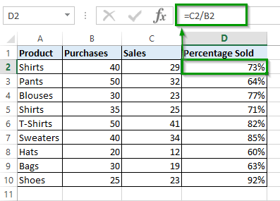 Percentage Formula In Excel Apply Percentage In Different Conditions