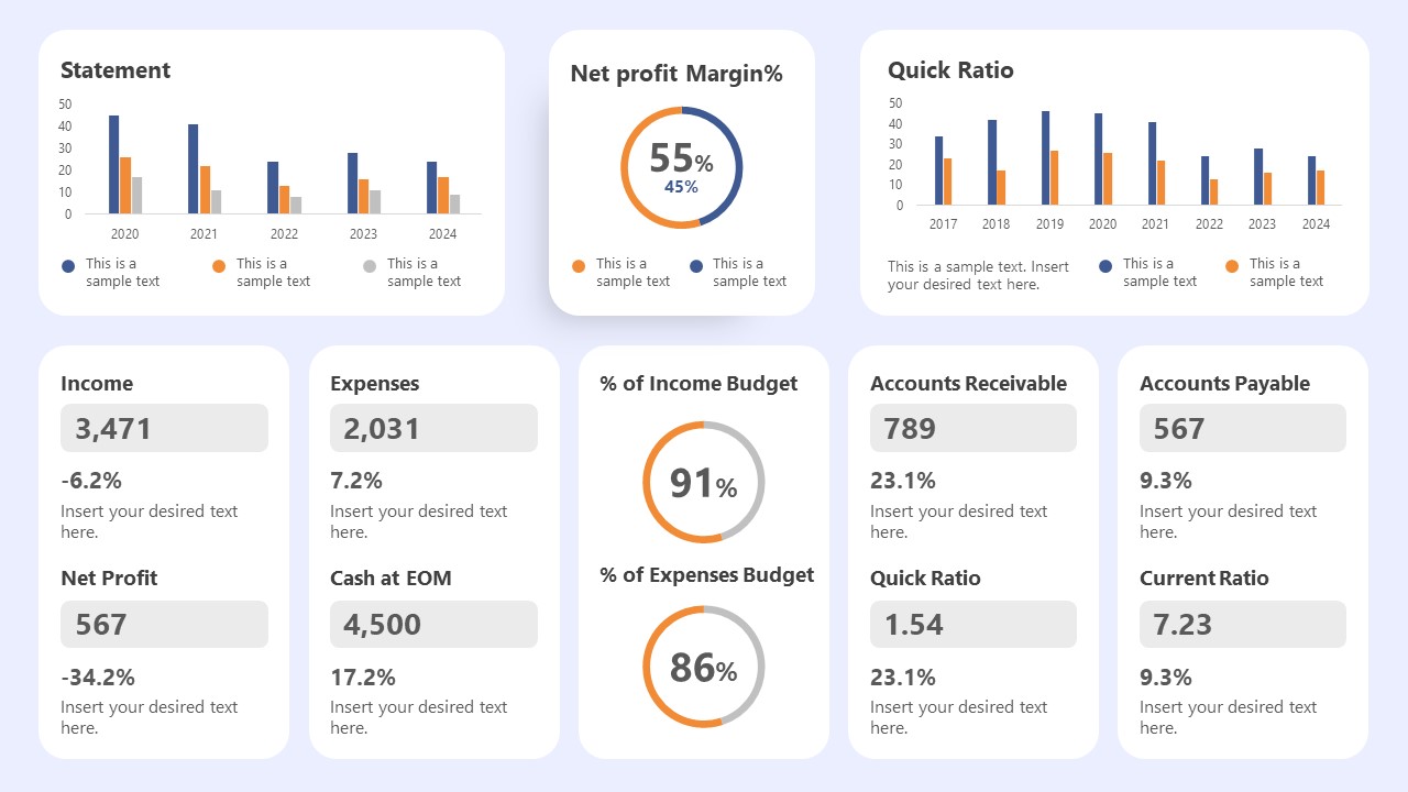 Personal Finance Snapshot Template